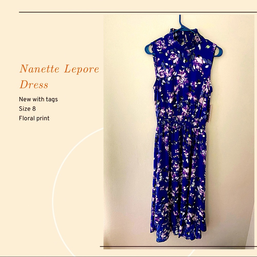 NWT Nanette Lepore Floral Blossom High-Low Dress